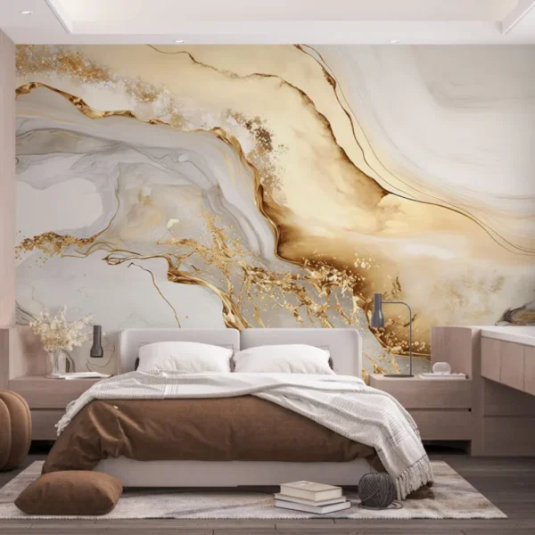 Wallpaper Golden Marble - Image 2